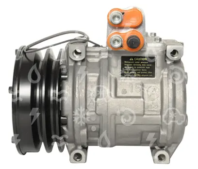 kompresor DENSO 10PA15C, řemenice 136 mm - 2GA, 12V, OEM AZ44541